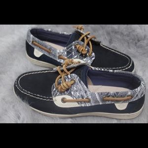 Sperry Navy Blue Top-sided Sneakers